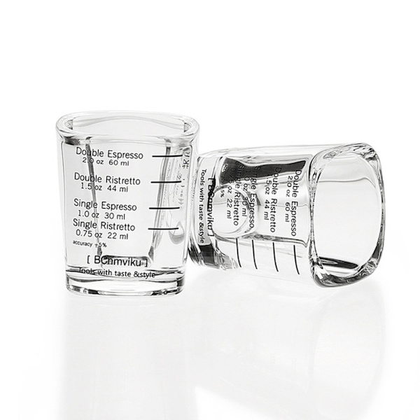 60ml glas fyrkantig kopp uns kopp med våg bakning mått kopp för hem kök 60ml Graduated Square Cup