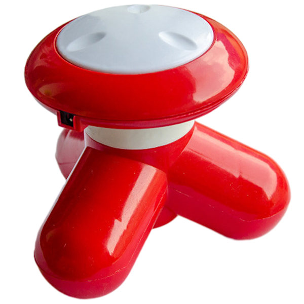 Mini handhållen massageapparat Bärbar helkroppsvibrerande massageapparat för avkoppling Red