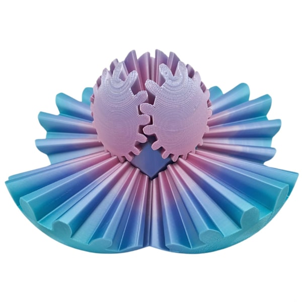 3D-tryckt boll roterande fidgets spinners boll rolig 3D-tryckt stressavlastande leksak för barn vuxna D 10x10cm