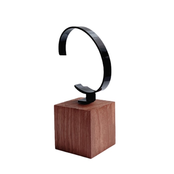 C-formad Watch Display Stand Multipurpose Armband Armband Förvaringsställ för hemmet Black