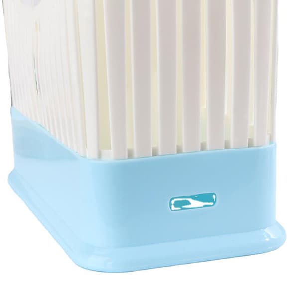 Vertikal besticklåda Multipurpose ätpinnar Case Bestick Dräneringsställ Blue