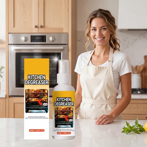 Grease Killer Spray Profesjonell Karbonfjerner Kjøkken Avfettingsspray 2pcs