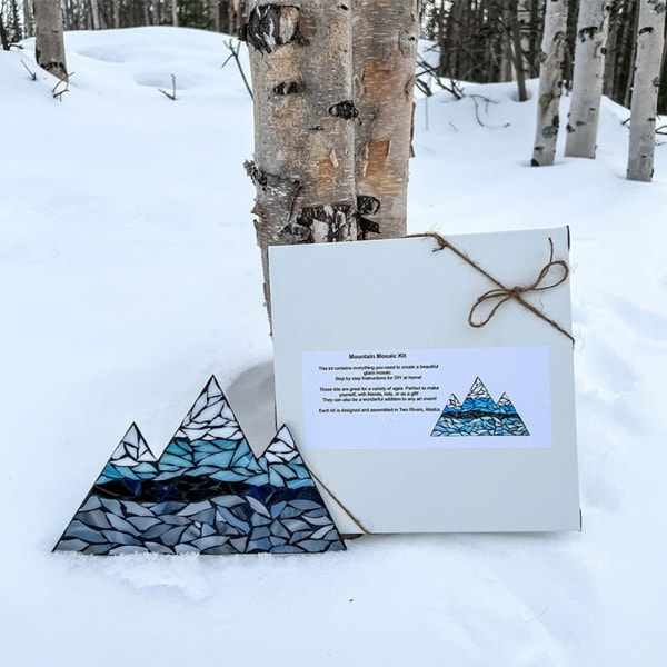 Mountain Mosaics DIY Kit Förbättrar kreativiteten Snygg mosaik Artware för klättring sunflower