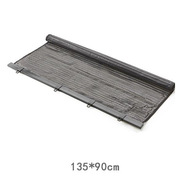 Rullgardiner ihåliga genomskinliga nyanser Fönstergardiner för hem sovrum vardagsrum Gray The Edition Of 135 * 90 Cm Wide