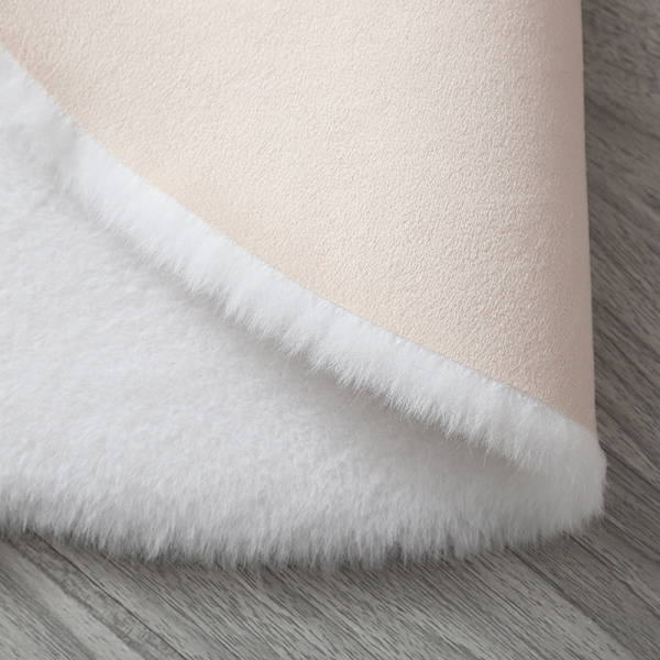 Soft Area Matta Fluffig Söt Matta Special Shaggy Matta För Sovrum Vardagsrum Heminredning Milky 45cm