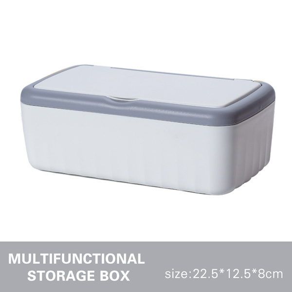 Desktop Tissue Box Hållare Modern Dammtät Enkel att använda våtservetter Dispenserhållare White Medium