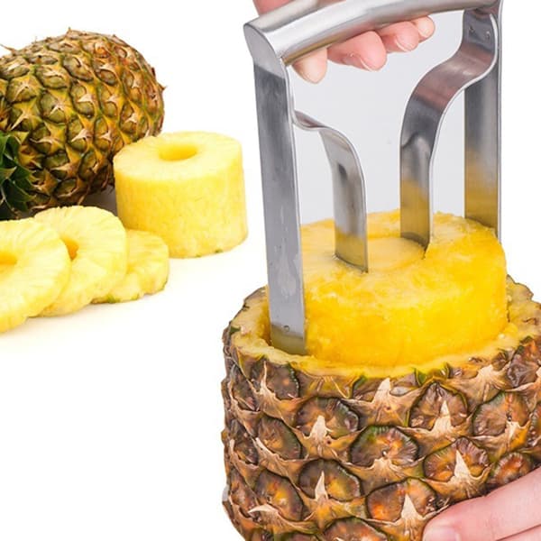 Ananasskärare i rostfritt stål Multipurpose Fruktskalare Kökstillbehör Medium