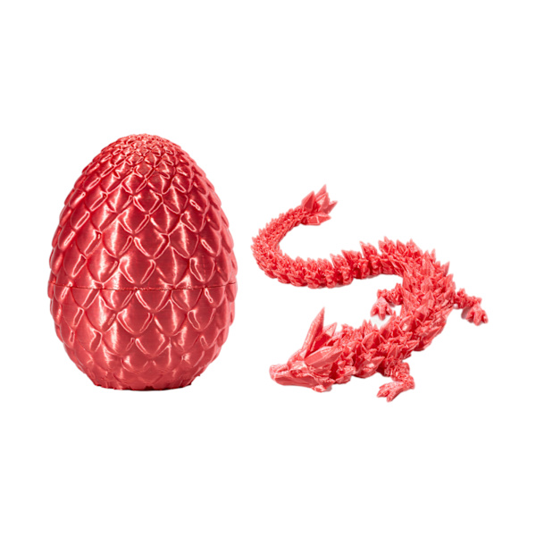 Personlig flexibel drakar set charmig mode dekorativ modell för pojke flicka kvinnor män Silk Red