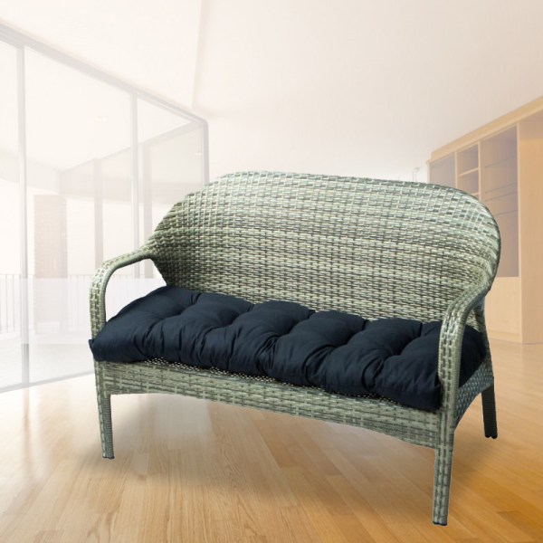 Mjuk bänkkudde med fast knyt lång rektangulär gungkudde för solstol Trädgårdsmöbler Solstol 130*50cm Solid Wine Red