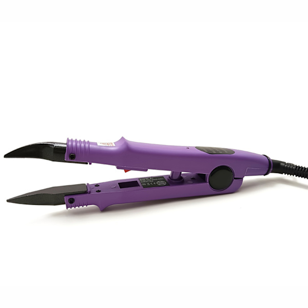 Termostatisk hårförlängningsenhet Robust värmejärn Håranslutningsverktyg för hårstyling Purple 1