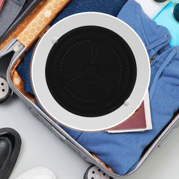 8L hopfällbar mini-portabel tvättmaskin med stor kapacitet att tvätta kläder för husbilsresor och camping Coffee