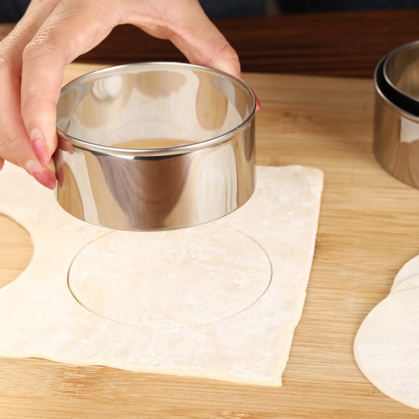 Tillverkningsverktyg för dumpling i rostfritt stål Slitstark DIY- mould för matlagning i köket