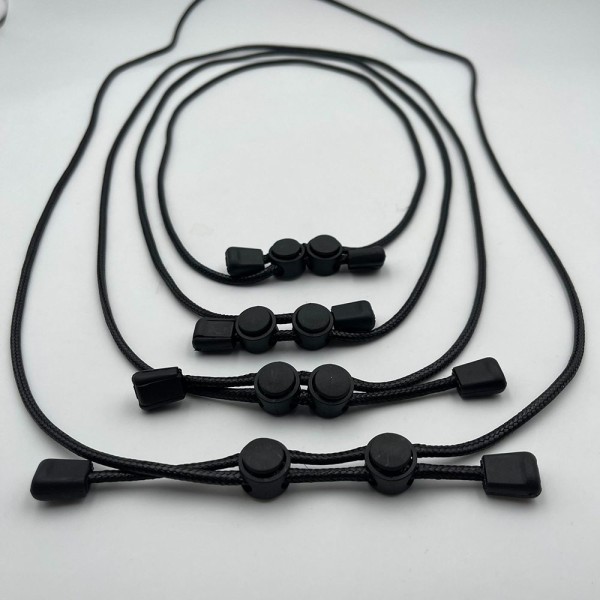 Damkläder Skärbälte Justerbart kläder Krympband för inomhus Black Oversized