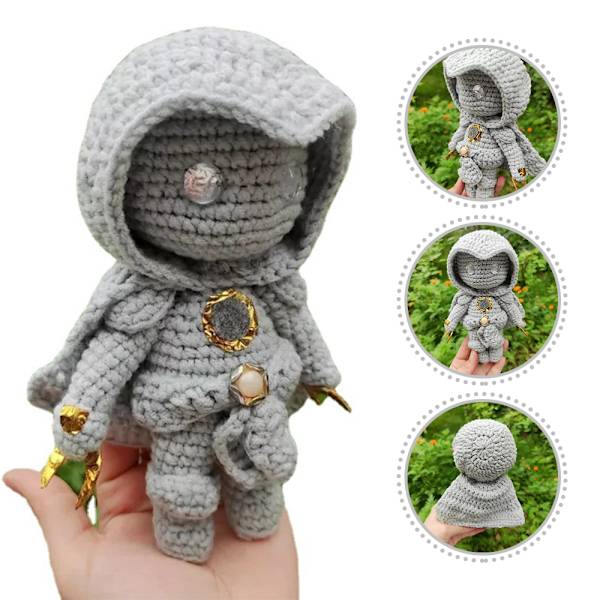 Moon Knight Doll Staty Resin Ornament samlingar för heminredning Moon Knight Doll