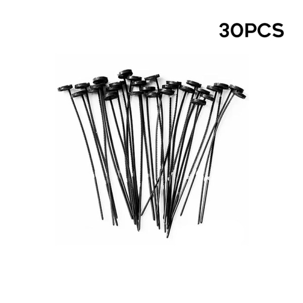Snabbsömnadsverktyg Multipurpose Inget behov av att sy Knapp Snabbsömnad Tillbehör för skjortor Tröjor Byxor Black 30pcs