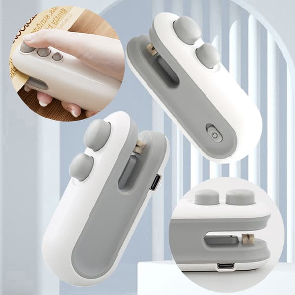 Mini bärbar matförseglingsmaskin Multifunktionell chipspåseförslutare för hemmet USB