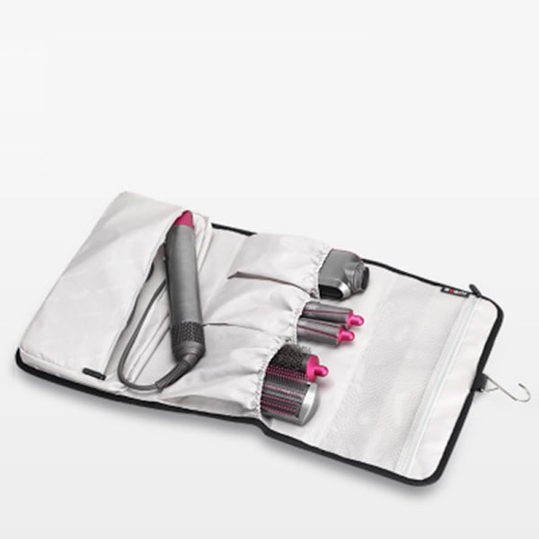 Förvaringsväska kompatibel med Dyson Airwrap Styler tillbehörshållare Flera påsar med krok