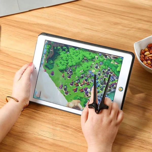 Fria händer Snack ätpinnar Finger ätpinnar Lazy Assistant Snack ätpinnar för barn Vuxna Gray