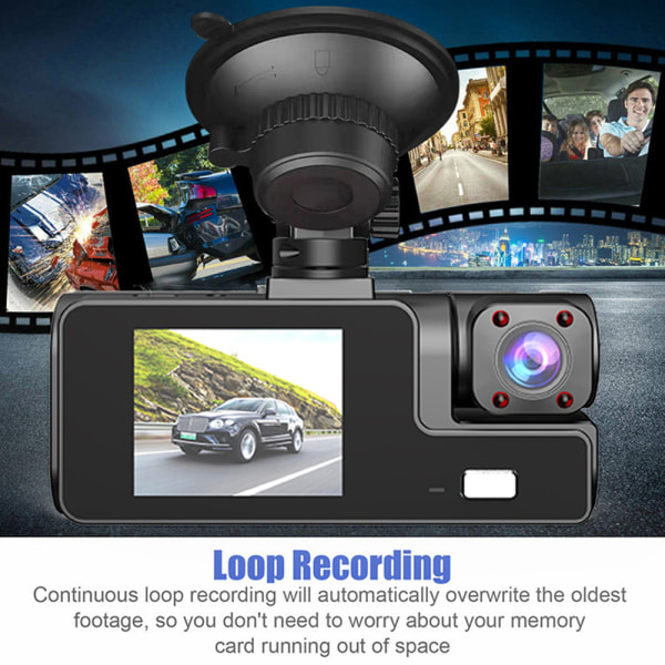 High-Definition WIFI Driving Recorder Enkel installation vidvinkel Dashcam för bilbil lastbil