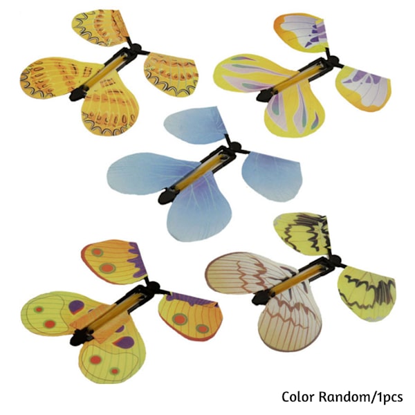 Magics Flying Butterflys Card Toy Portable Funny Magics Pusselleksak för barn Barn Pojke Flicka