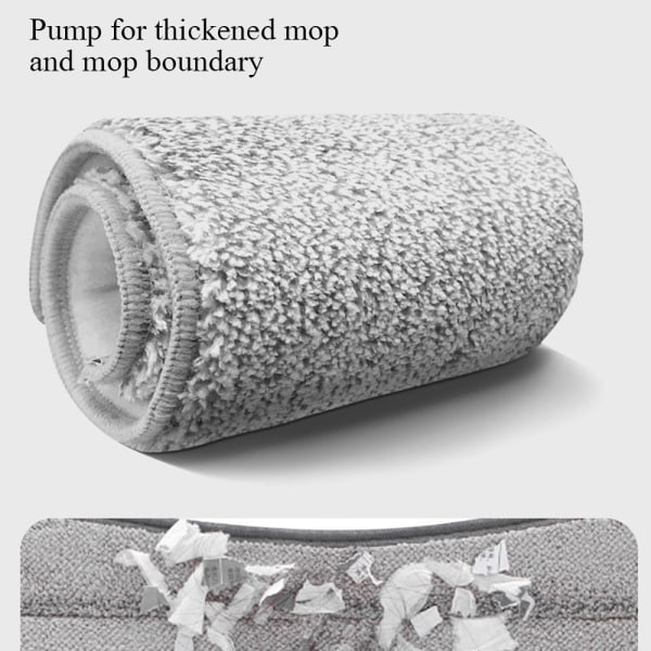 Fjärilsform ​Mikrofiber golvmopp Arbetsbesparande städmopp för golvstädning i hemmet Mop