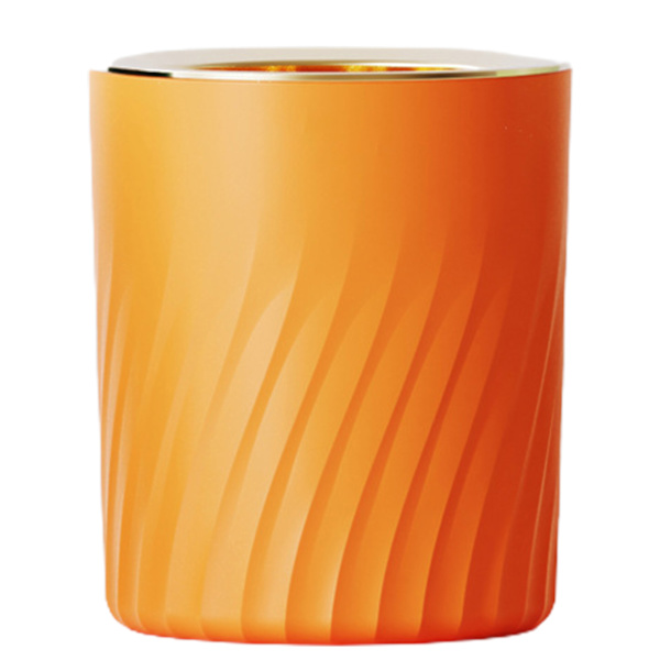 Creative Mini Desktop papperskorg Multipurpose kompakt soptunna för kontor Orange