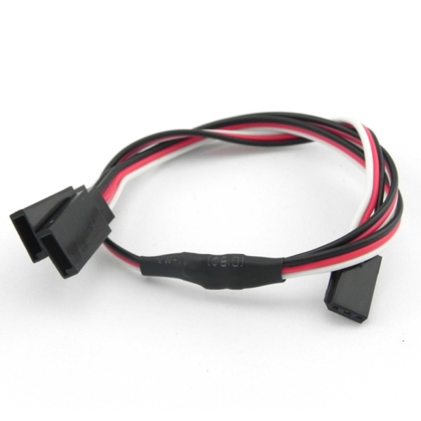 30-kärnig/60-kärnig servoförlängningskabel Y-kabel hane till hona förlängningsledningar för R C-helikoptrar 60 Core Brown 20cm