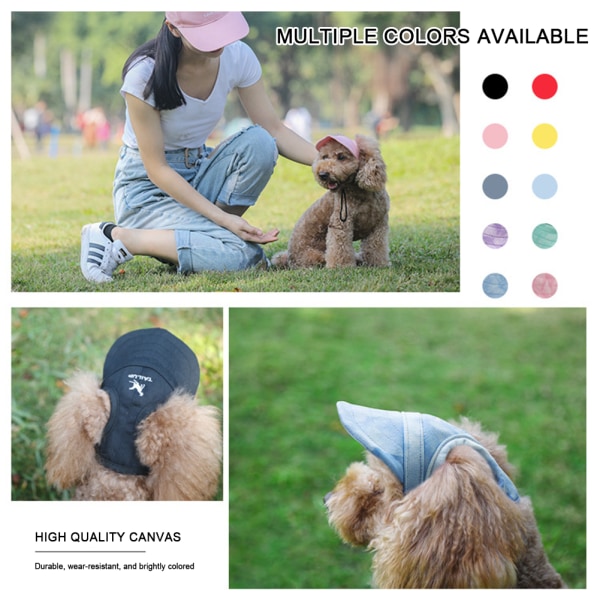 Outdoor Outing Hund Katt Baseball Cap Andas lätt husdjursmössa för resor Cloud Purple L