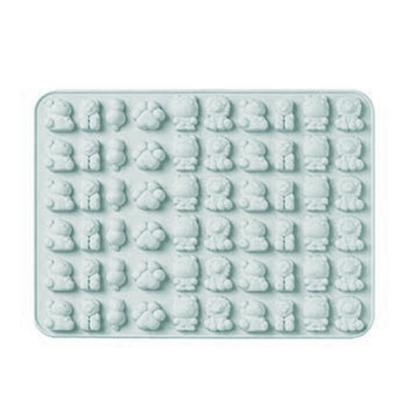 Tecknad söt form DIY Isbricka Choklad Form Bakverktyg för köksbakning Blue Japanese Adorable Pet