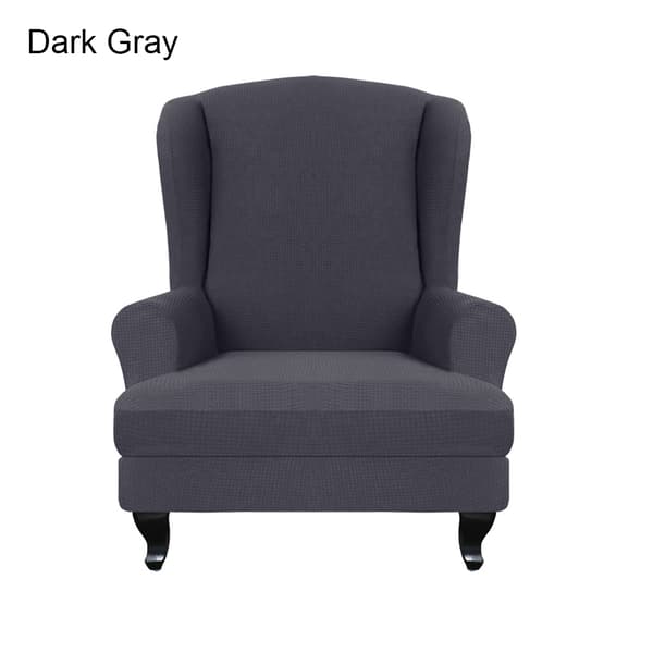 Lutande arm Kung Cover Hög elastisk mjuk cover Halkfri enfärgad Stretch-skydd Light Gray