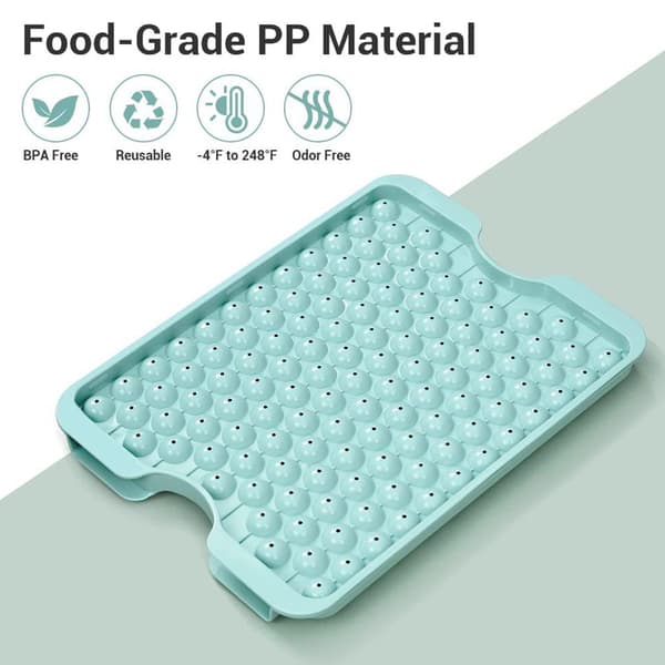 Stor kapacitet Mini Ice Ball Form Set Återanvändbara Kylskåp Iskuber Box DIY Ice Drinking Tool a