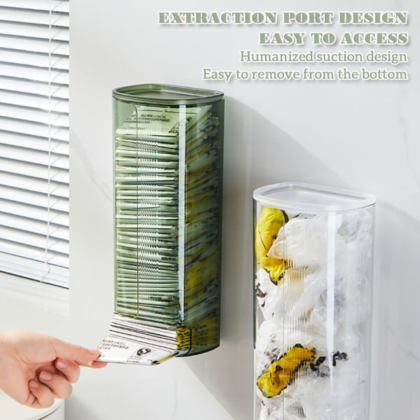 Väggmonterad Underkläder Förvaringslåda Hängbar Transparent BH Case Green