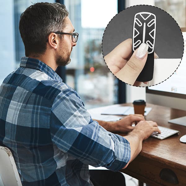 Irregular Pattern Fidgets Sliders Crisp-voice Stress Relief Push Card för utomhusbruk 1PCs
