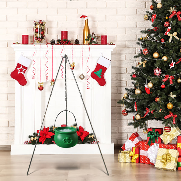 Christmas Witch Style Tripod Enkelt att installera Snygga stativprydnader för vardagsrummet Cotton