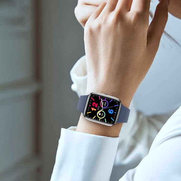 1,85 tums skärm Unisex Smarts klockor Bärbara Vattentäta Anti-Drop klockor Present för födelsedag Purple