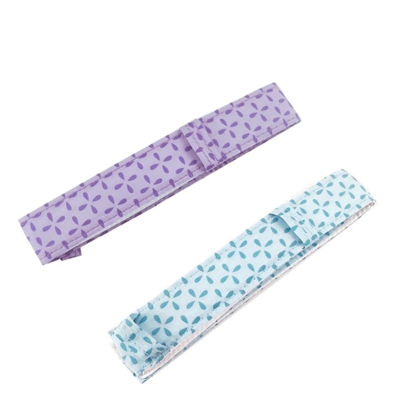 1/2 st Återanvändbara Bake-Even Cake Strip Mjuk absorberande kakform Fukta remsor för runda bakformar 2 Purplish