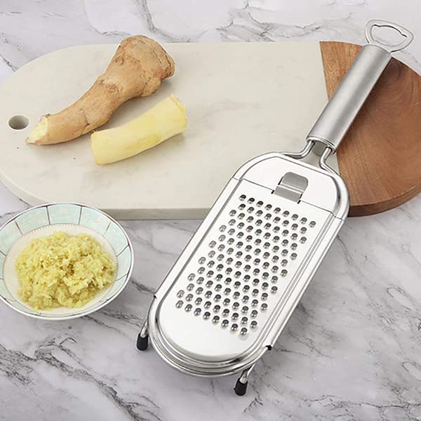 Multipurpose grönsaksskärare frukt med rostfritt stål mathackare B