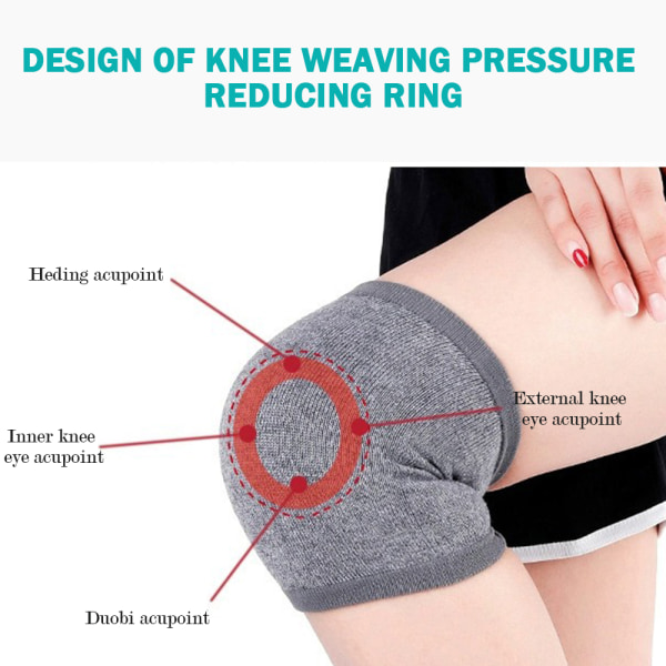 Hela säsongen Moxa Knee Kneelet Multifunktionsvärmande knäskydd för hemmet Light Grey XL
