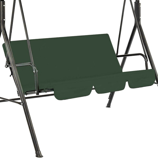 Swing Seat Cover Stol Vattentät kudde Uteplats Trädgård Yard Utomhussäte Byte Dark Green
