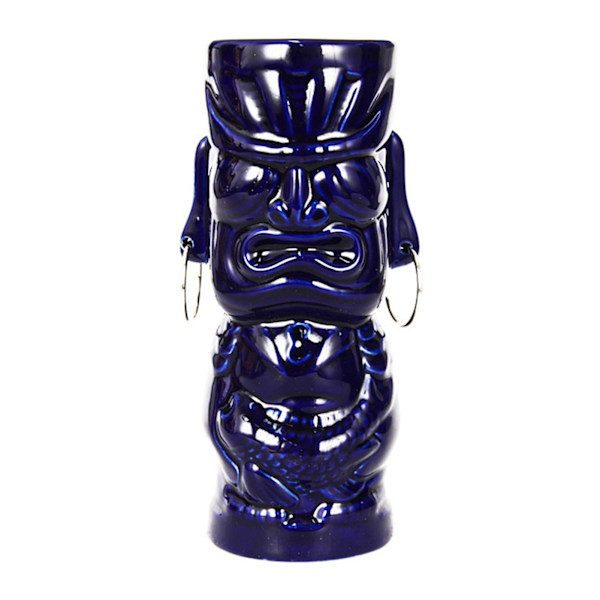 Härlig Hawaii-stil keramisk mugg Flerfunktions-återanvändbar kopp Hem Bar Party Drinkware L 400ML