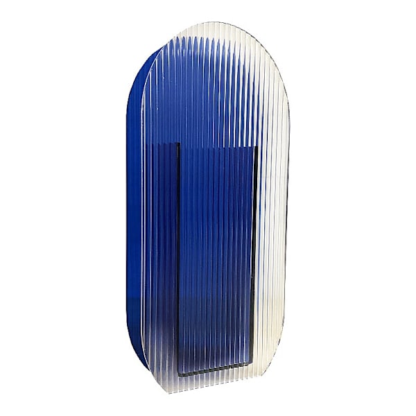 Blomvas färgglad modern samtida design blommig behållare dekoration för hemmakontoret Blue