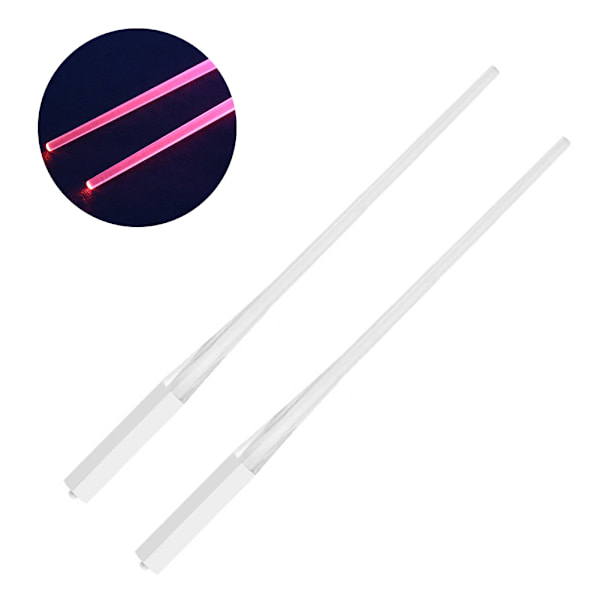 Ljussabel Ätpinnar Multipurpose Glödande Ätpinnar Ätpinnar Ljuspinnar Pink