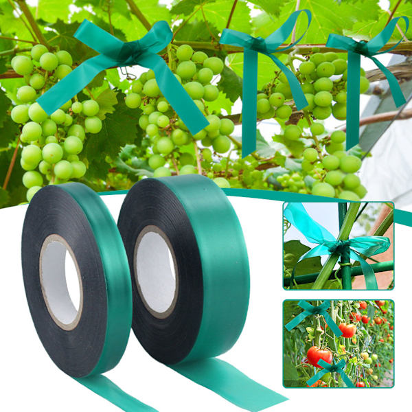 PVC-bindeband för växtgren Tjock Robust trädgårdsväxtslips för Luffa-druvor Width 1.2cm