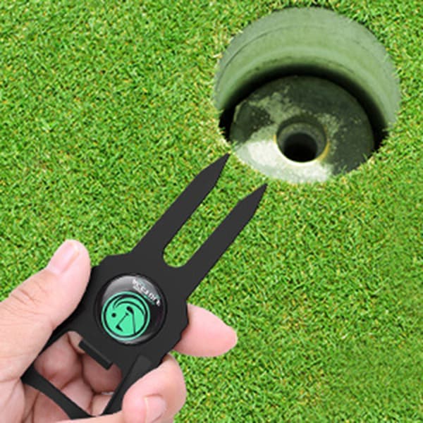 6-i-1 Golfs Divot Tool 2-delat set Slitstark flasköppnare Golfs Tool Golfs Tillbehör 2PCs