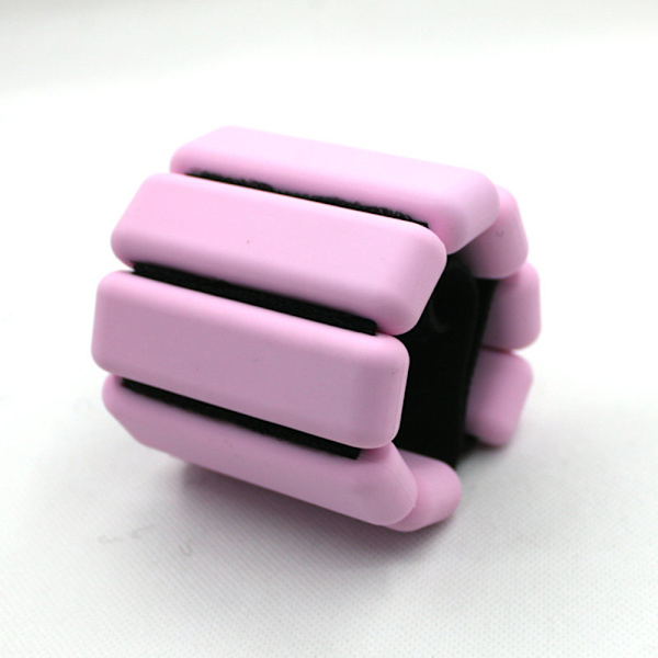 Handled Ankelvikter Armband för kvinnor män Justerbara Slitstarkt viktarmband för pilaträning Pink