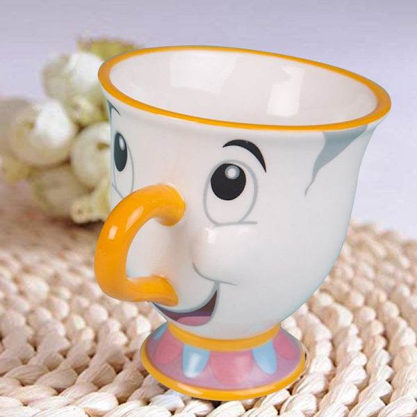 Söt Beast tekanna Mrs Potts Chip Tea Pot Keramik Mugg Xmas Gifts