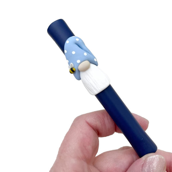 Färgglad Gnome Virknål Heavy Duty Slitstark Stickad Virknål Present till Stick älskare Blue