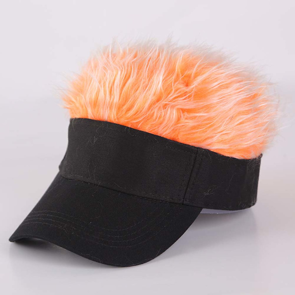 Höstens roliga peruk cap Unisex bärbar sporthatt för utomhusfiske