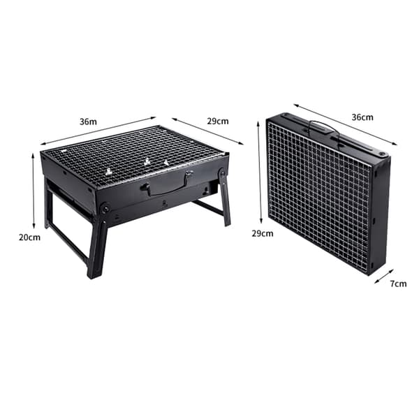Bärbar kolgrill Grill Vikbar grill Kabob spis Camping utomhus