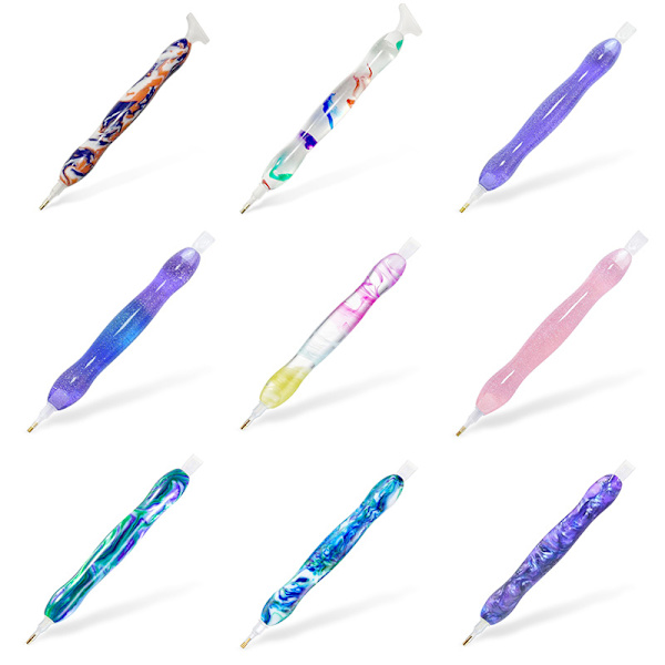 Harts diamond painting Handgjord diamantpenna Sticky Pen Art Tools Picker Tool Tillbehör för vuxna 3